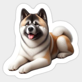 Akita Sticker